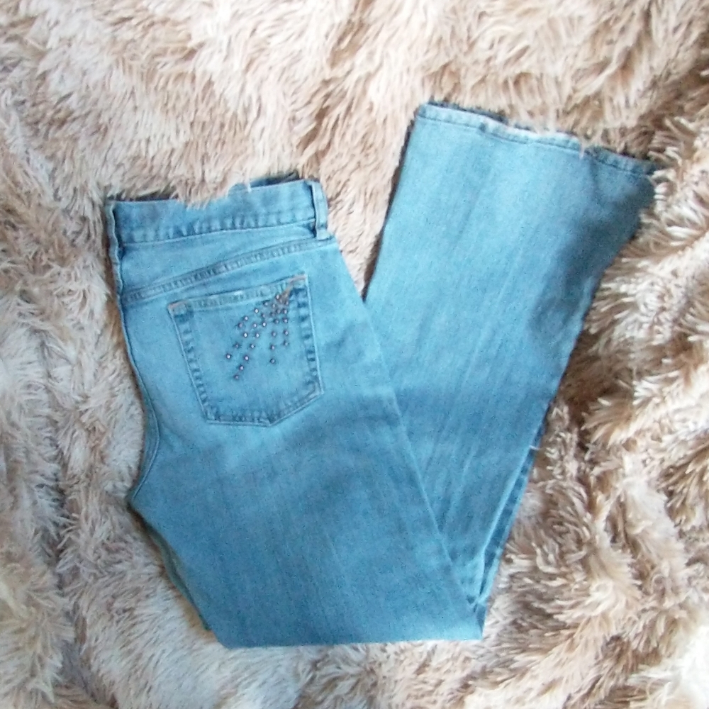 Gap Boot Cut Jeans Studded Bling 12 Regular